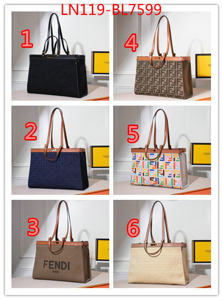 Fendi Bags(4A)-Handbag-,7 star collection ,ID: BL7599,$: 119USD