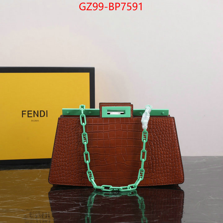 Fendi Bags(4A)-Handbag-,the most popular ,ID: BP7591,$: 99USD