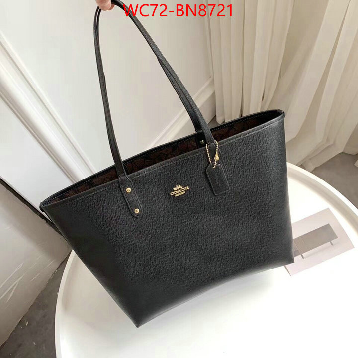 Coach Bags(4A)-Tote-,the highest quality fake ,ID: BN8721,$: 72USD