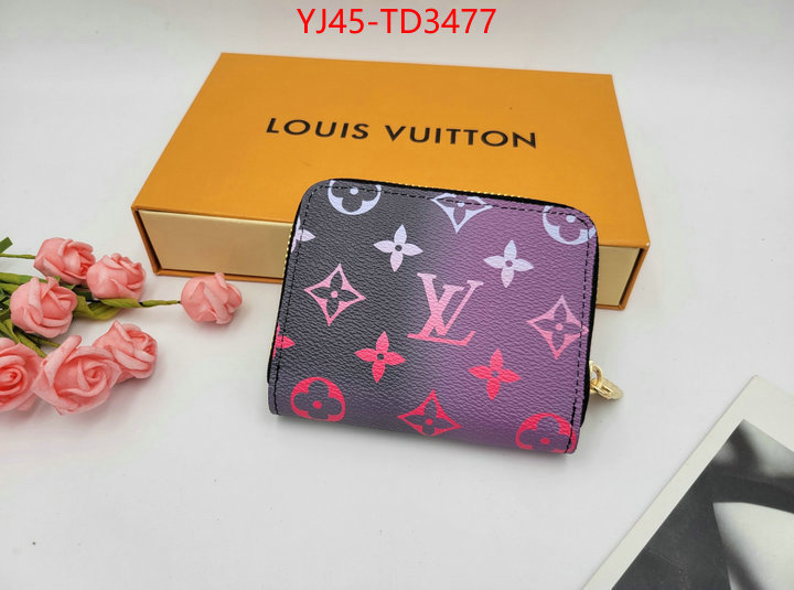 LV Bags(4A)-Wallet,ID: TD3477,$: 45USD