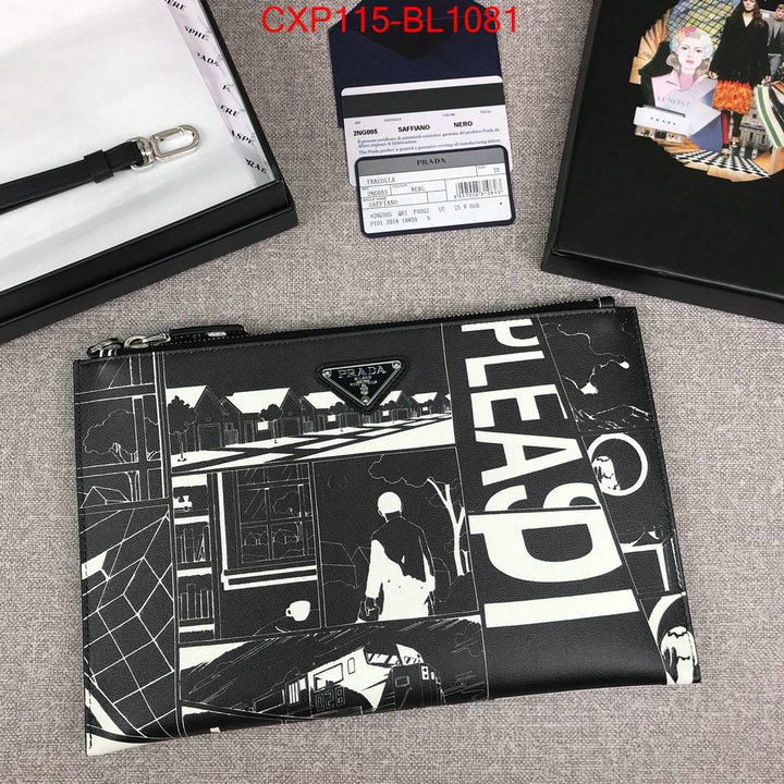 Prada Bags(TOP)-Clutch-,ID: BL1081,$: 115USD