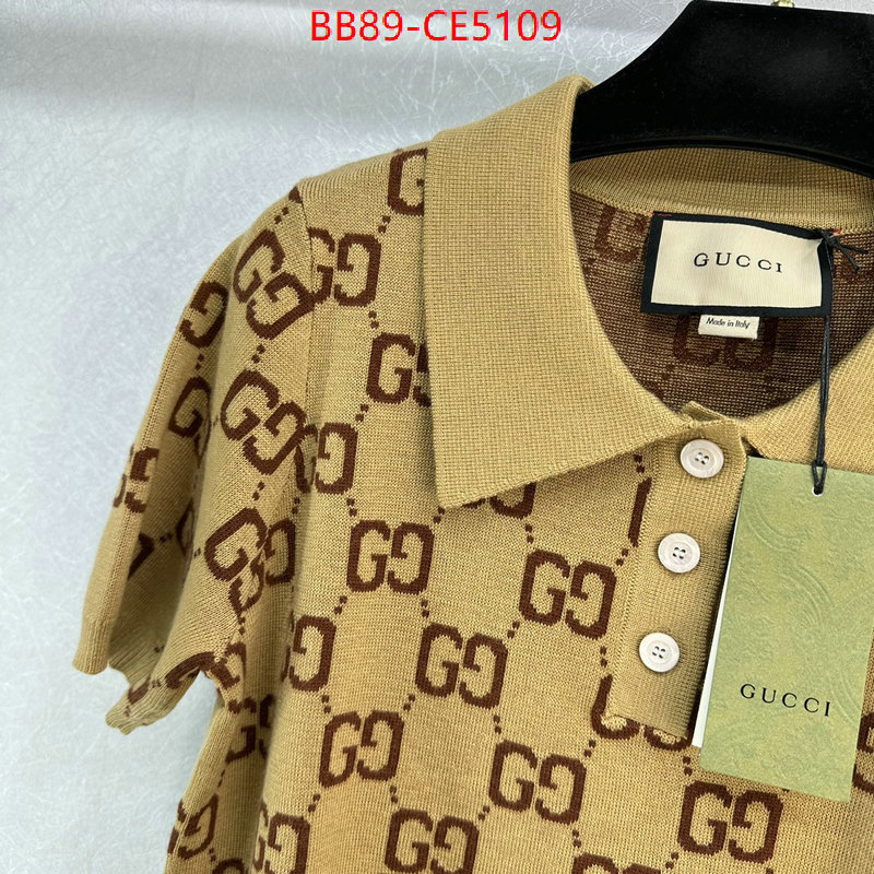 Clothing-Gucci,top quality replica , ID: CE5109,$: 89USD