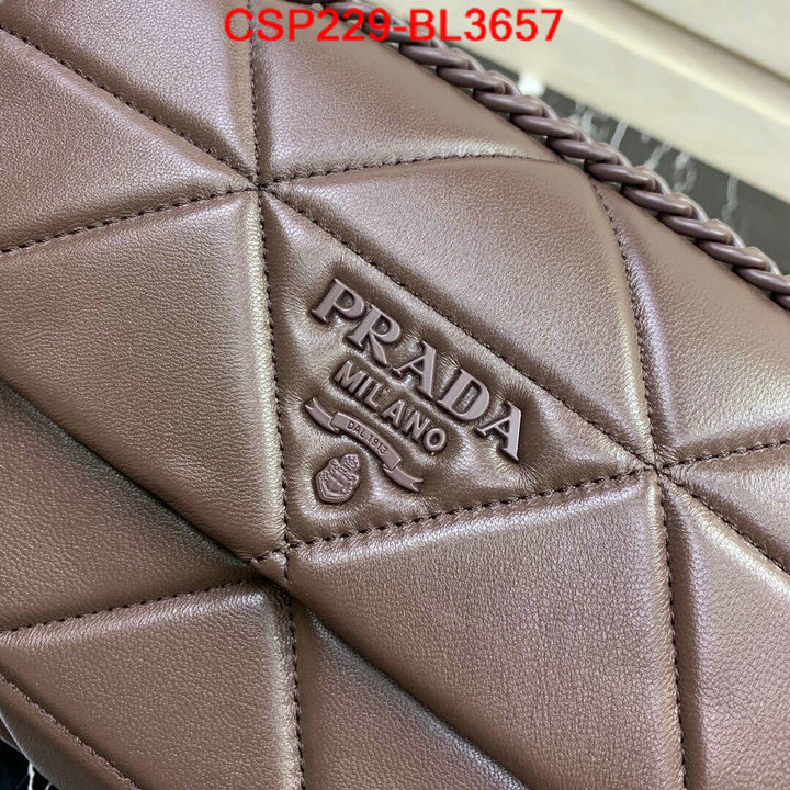 Prada Bags(TOP)-Diagonal-,ID: BL3657,$: 229USD