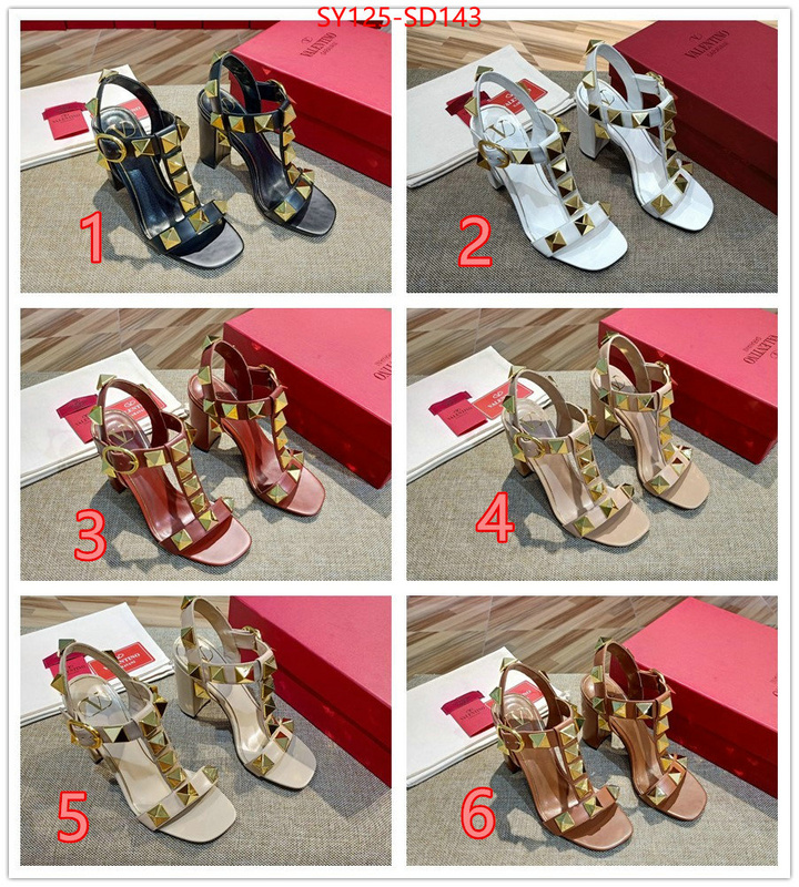 Women Shoes-Valentino,website to buy replica , ID: SD143,$: 125USD