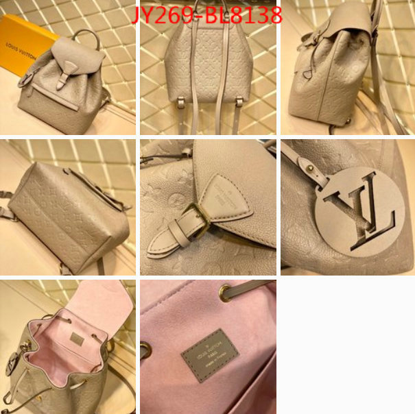 LV Bags(TOP)-Backpack-,ID: BL8138,$: 269USD