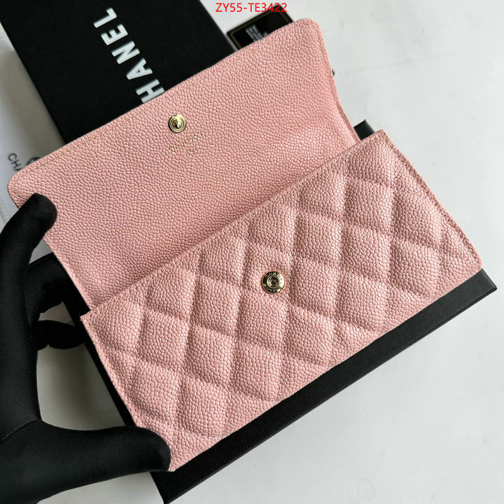 Chanel Bags(4A)-Wallet-,ID: TE3422,$: 55USD