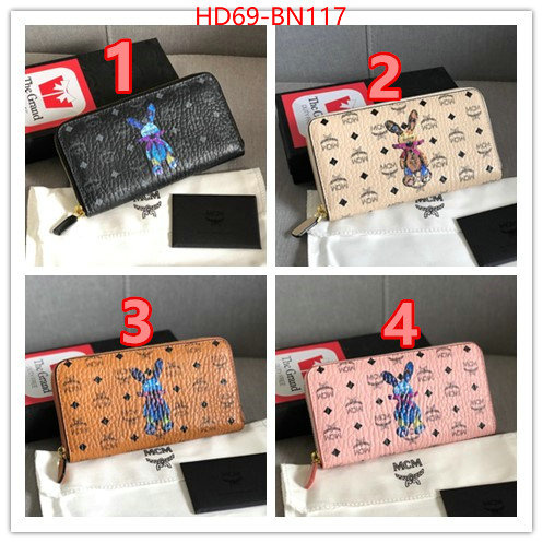 MCM Bags(TOP)-Wallet,ID: BN117,$: 69USD