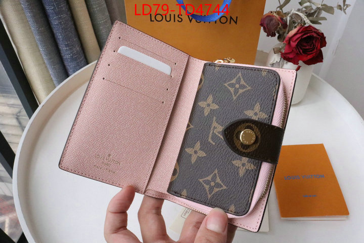 LV Bags(TOP)-Wallet,ID: TD4744,$: 79USD