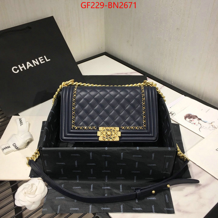 Chanel Bags(TOP)-Diagonal-,ID: BN2671,$: 229USD