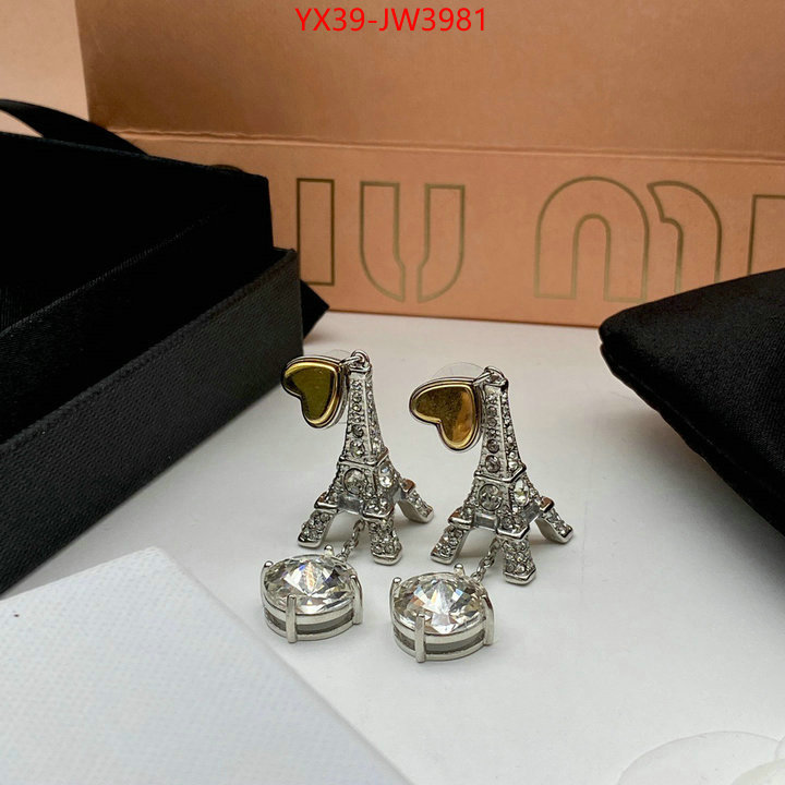 Jewelry-Miu Miu,at cheap price , ID: JW3981,$: 39USD