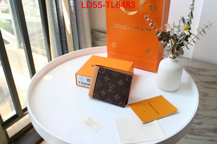 LV Bags(TOP)-Wallet,ID:TL6483,$: 55USD