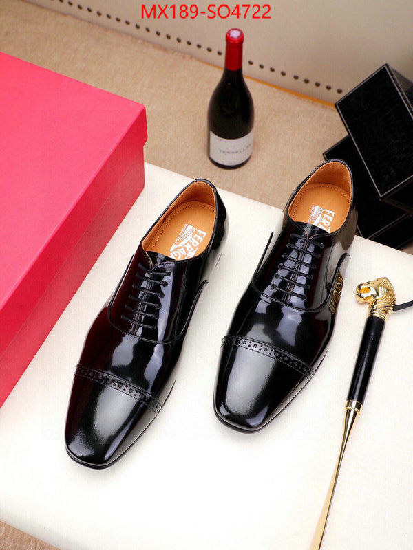 Men shoes-Ferragamo,good quality replica , ID: SO4722,$: 189USD