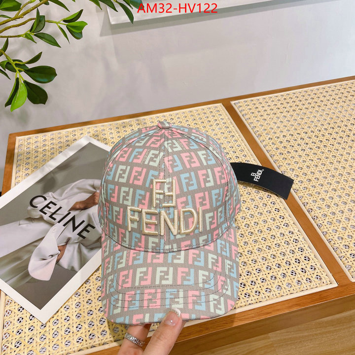 Cap (Hat)-Fendi,what's the best to buy replica , ID: HV122,$: 32USD