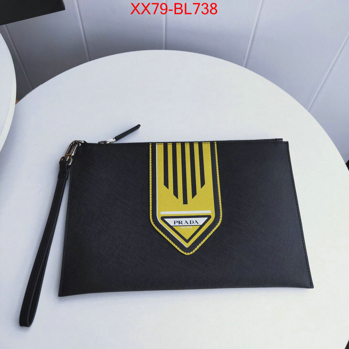 Prada Bags(TOP)-Clutch-,ID: BL738,$:79USD