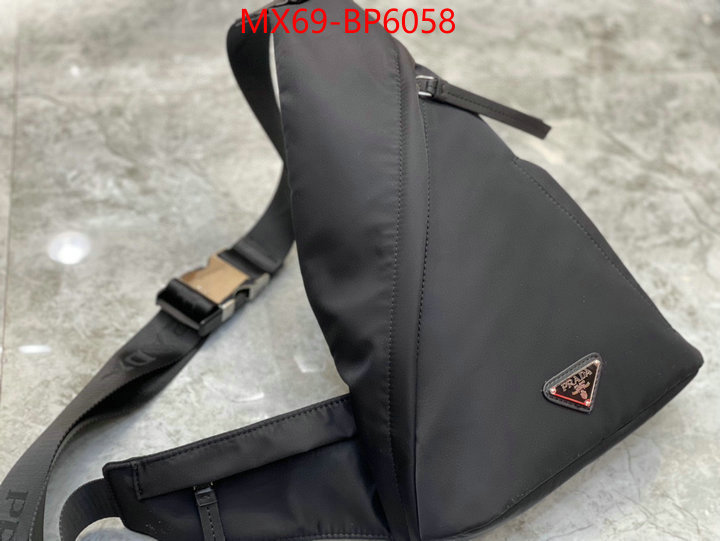 Prada Bags(4A)-Diagonal-,replica 1:1 high quality ,ID: BP6058,$: 69USD