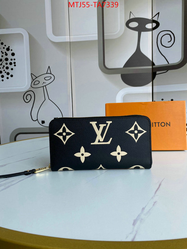 LV Bags(4A)-Wallet,ID: TA7339,$: 55USD