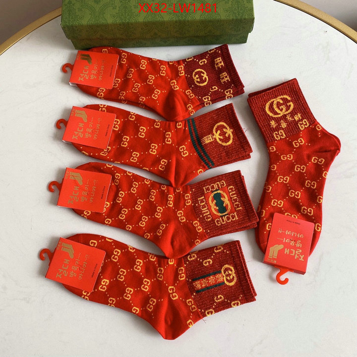 Sock-Gucci,perfect , ID: LW1481,$: 32USD