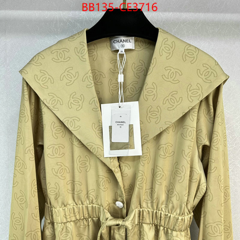 Clothing-Chanel,1:1 replica , ID: CE3716,$:135USD