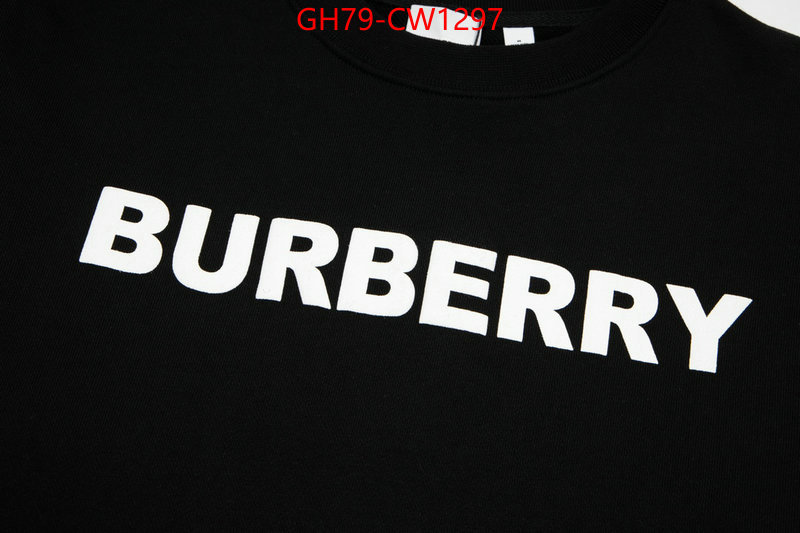 Clothing-Burberry,top sale , ID: CW1297,$: 79USD