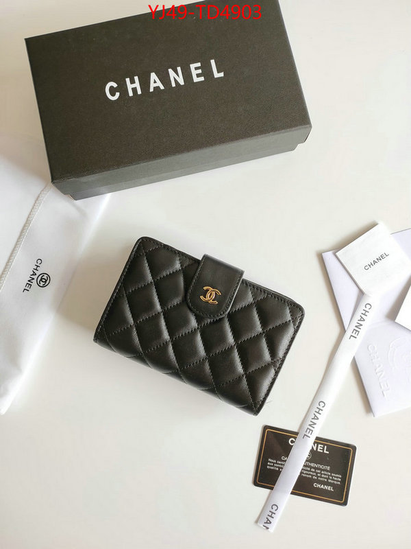 Chanel Bags(4A)-Wallet-,ID: TD4903,$: 49USD