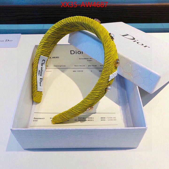 Hair band-Dior,high quality designer , ID: AW4687,$: 35USD