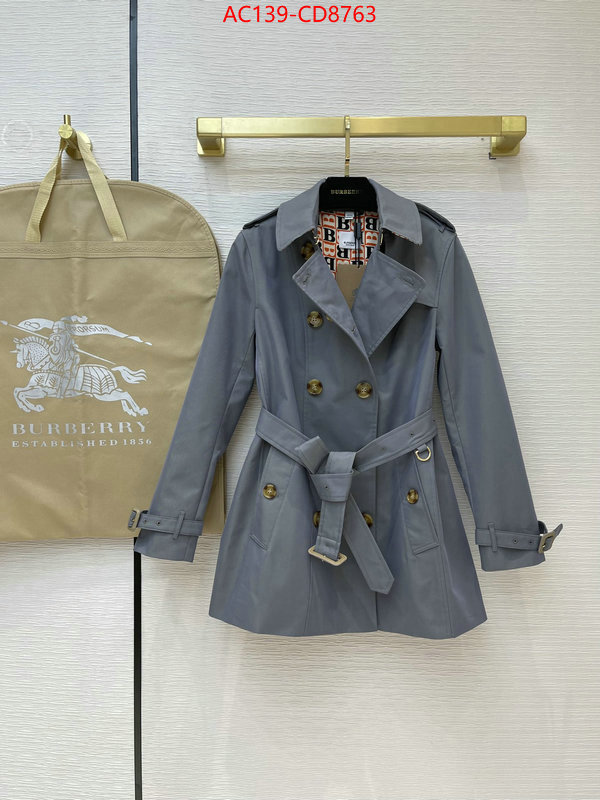 Down jacket Women-Burberry,2023 replica wholesale cheap sales online , ID: CD8763,$: 139USD