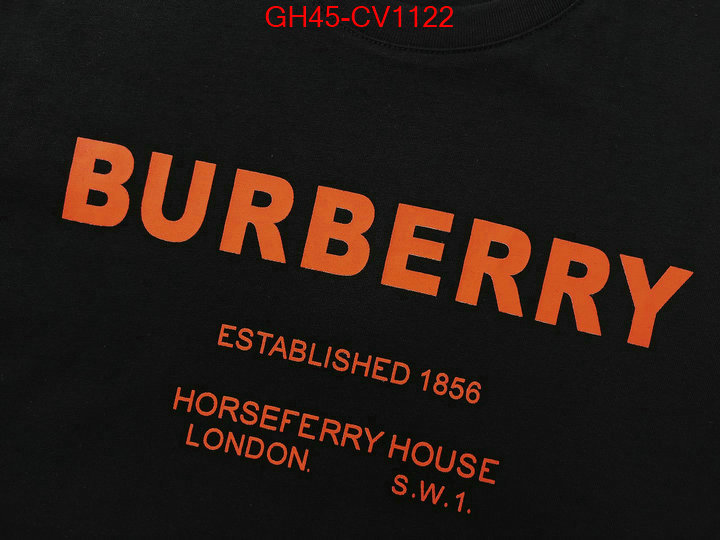 Clothing-Burberry,2023 luxury replicas , ID: CV1122,$: 45USD