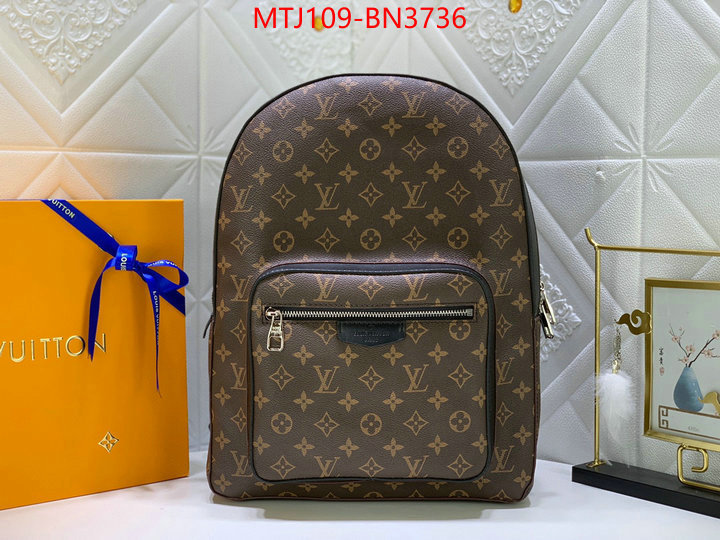 LV Bags(4A)-Backpack-,what's the best place to buy replica ,ID: BN3736,$: 109USD