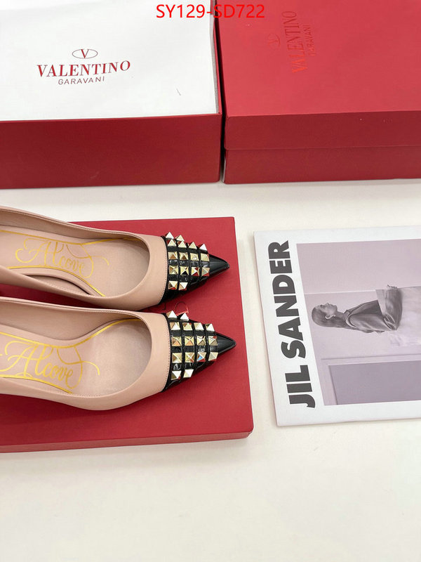 Women Shoes-Valentino,2023 replica wholesale cheap sales online , ID: SD722,$: 129USD