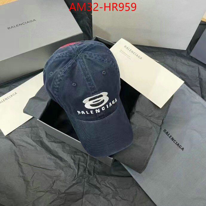 Cap (Hat)-Balenciaga,2023 aaaaa replica 1st copy , ID: HR959,$: 32USD