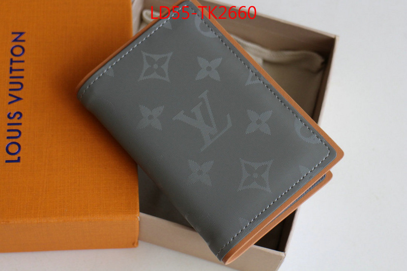 LV Bags(TOP)-Wallet,ID: TK2660,$:55USD