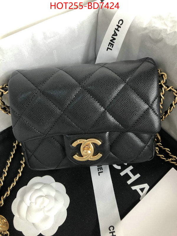 Chanel Bags(TOP)-Diagonal-,ID: BD7424,$: 255USD