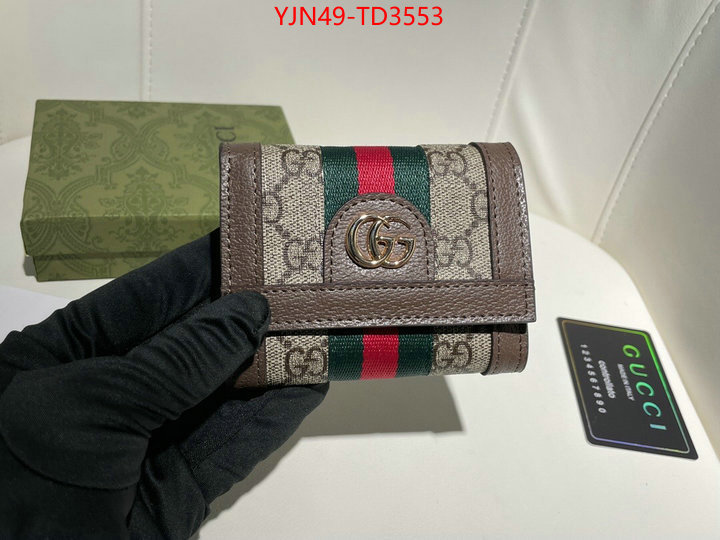 Gucci Bags(4A)-Wallet-,replica ,ID: TD3553,$: 49USD