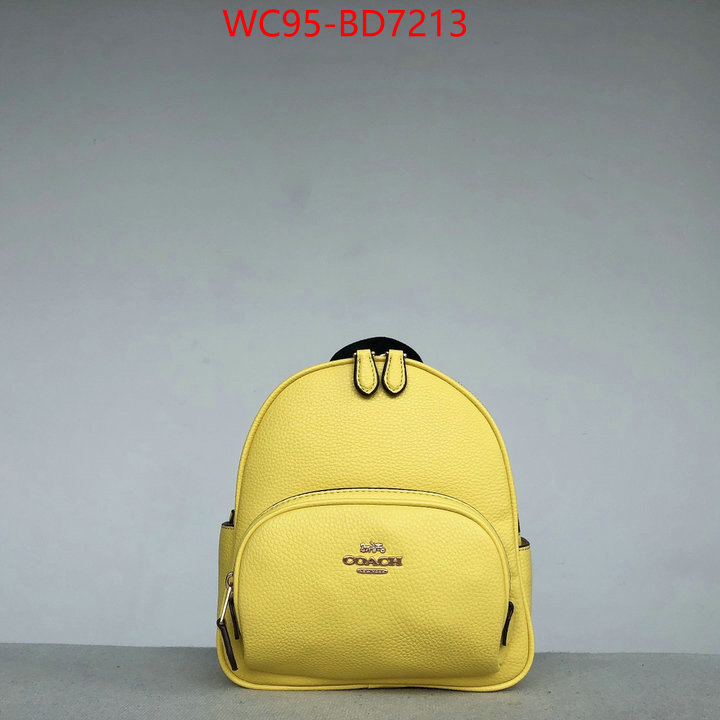 Coach Bags(4A)-Backpack-,top designer replica ,ID: BD7213,$: 95USD