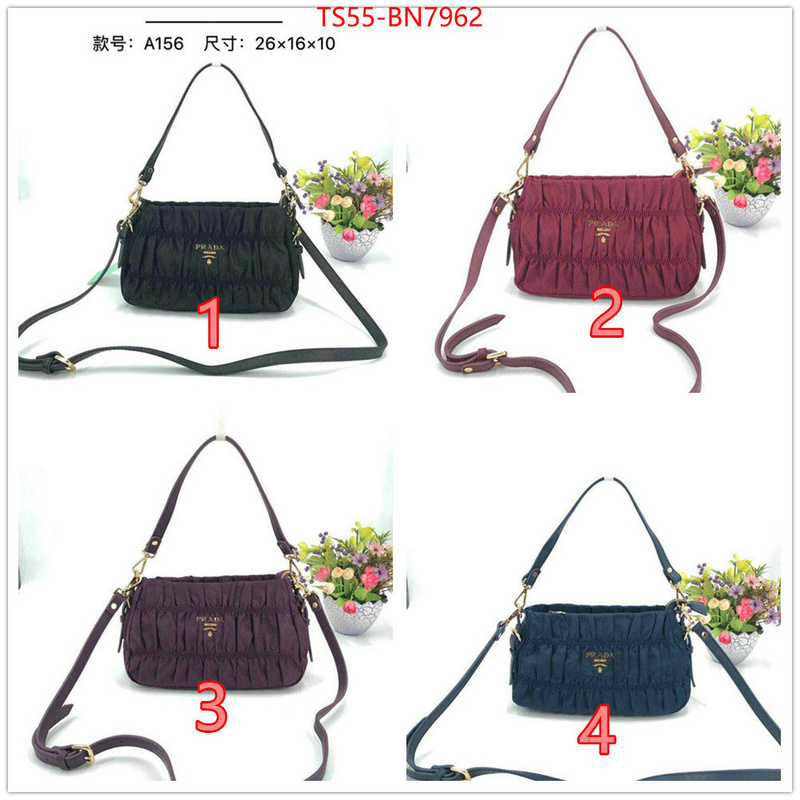 Prada Bags(4A)-Handbag-,sale outlet online ,ID: BN7962,$: 55USD