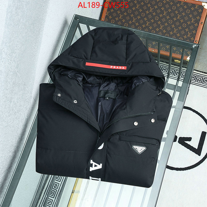 Down jacket Men-Prada,first top , ID: CW555,$: 189USD