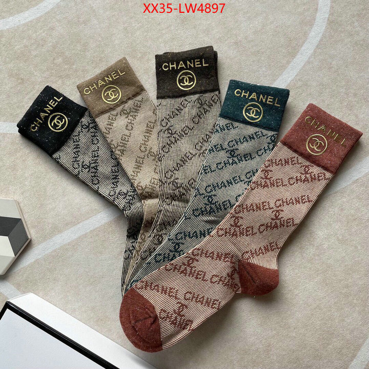 Sock-Chanel,aaaaa quality replica , ID: LW4897,$: 35USD