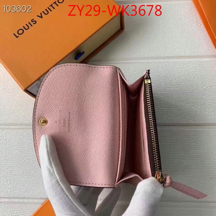 LV Bags(4A)-Wallet,ID: WK3678,$:29USD