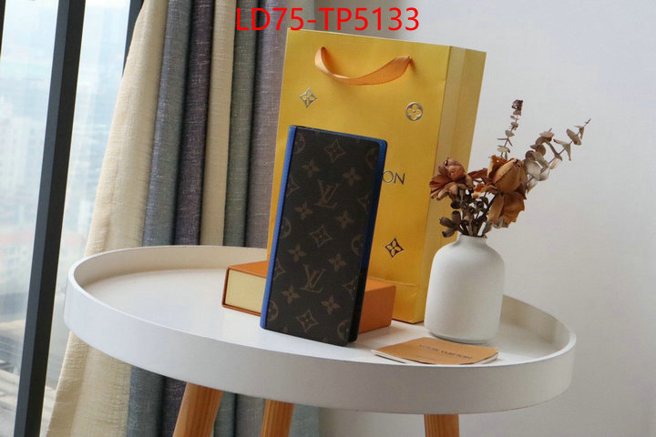 LV Bags(TOP)-Wallet,ID: TP5133,$: 75USD