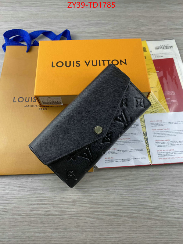 LV Bags(4A)-Wallet,ID: TD1785,$: 39USD