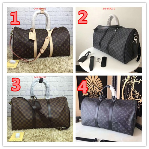 LV Bags(TOP)-Keepall BandouliRe 45-50-,ID: BK4231,