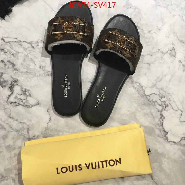 Women Shoes-LV,what 1:1 replica , ID: SV417,$:74USD