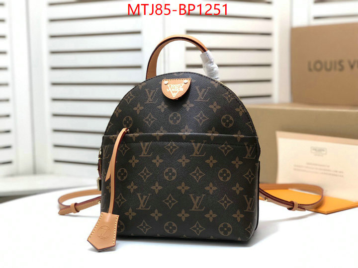 LV Bags(4A)-Backpack-,high quality online ,ID: BP1251,$: 85USD