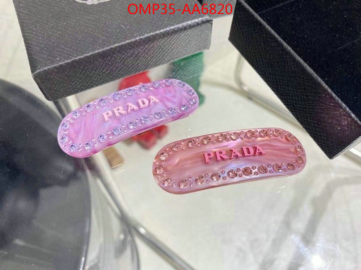 Hair band-Prada,replica 2023 perfect luxury , ID: AA6820,$: 35USD