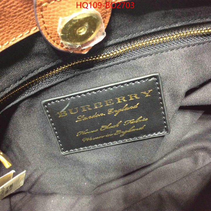 Burberry Bags(4A)-Handbag,replica shop ,ID: BO2703,$: 109USD