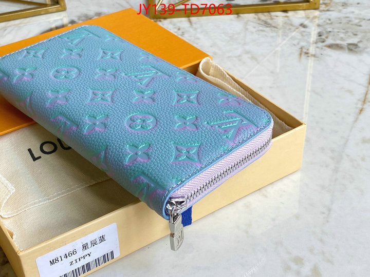 LV Bags(TOP)-Wallet,ID: TD7063,$: 139USD