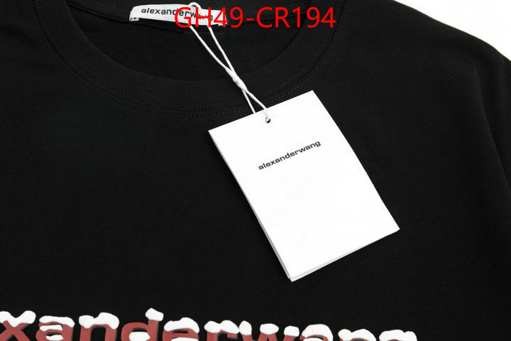 Clothing-Alexander Wang,luxury shop , ID: CR194,$: 49USD