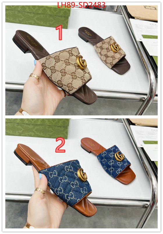 Women Shoes-Gucci,wholesale imitation designer replicas , ID: SD2483,$: 89USD