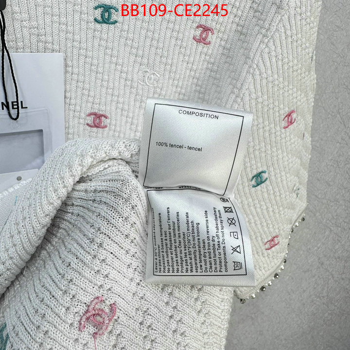 Clothing-Chanel,shop designer replica , ID: CE2245,$: 109USD