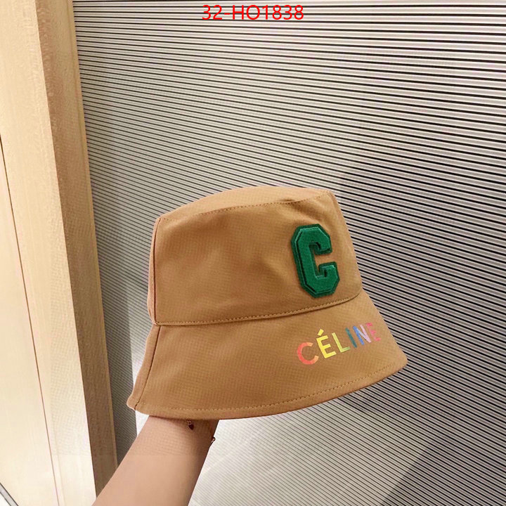 Cap (Hat)-Celine,wholesale 2023 replica , ID: HO1838,$: 32USD